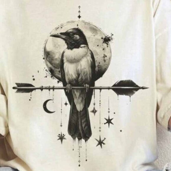 Celestial Bird Comfort Colors Unisex Garment-Dyed T-shirt - Picture 3 of 3